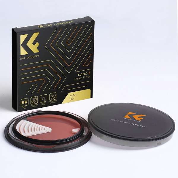 K&F Concept NANO-X series, B270, HD, MCUV szűrő, vízlepergető, karcálló, 112mm