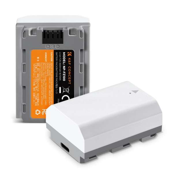 K&F Concept NP-FZ100 akkumulátor 2db 2600mAh