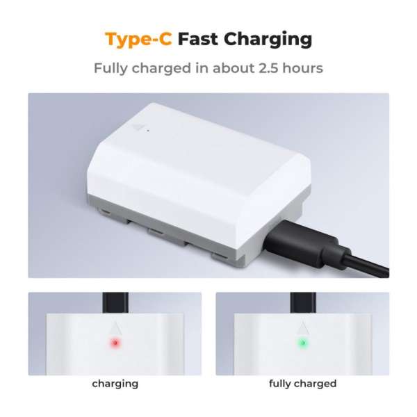 K&F Concept NP-FZ100 akkumulátor 2db 2600mAh