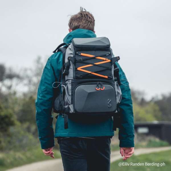 K&F Concept Pro Large Camera Backpack 17" 32L Waterproof Black/Orange