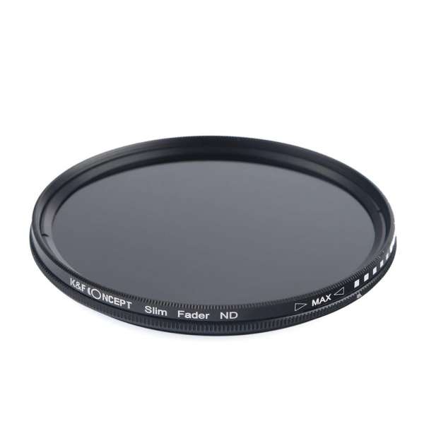 K&F Concept Slim vario ND 2-400 változtatható szürkeszűrő, 58 mm