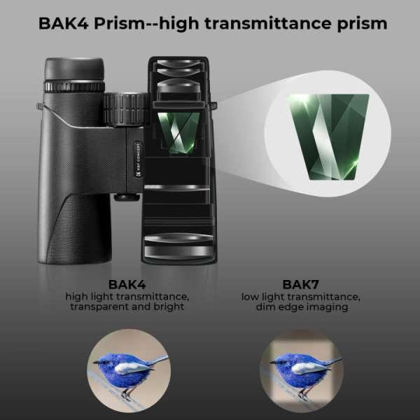 K&F Concept Távcső BAK4 Prism 10x42