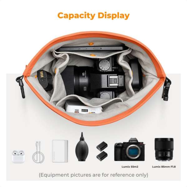 K&F Concept Camera Sling Small camera bag 5L Orange