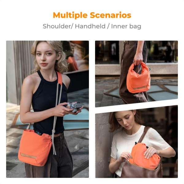 K&F Concept Camera Sling Small camera bag 5L Orange
