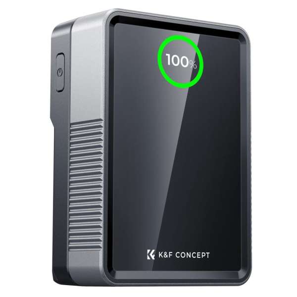 K&F Concept V-Mount Mini Pro 3400mAh Powerbank Black