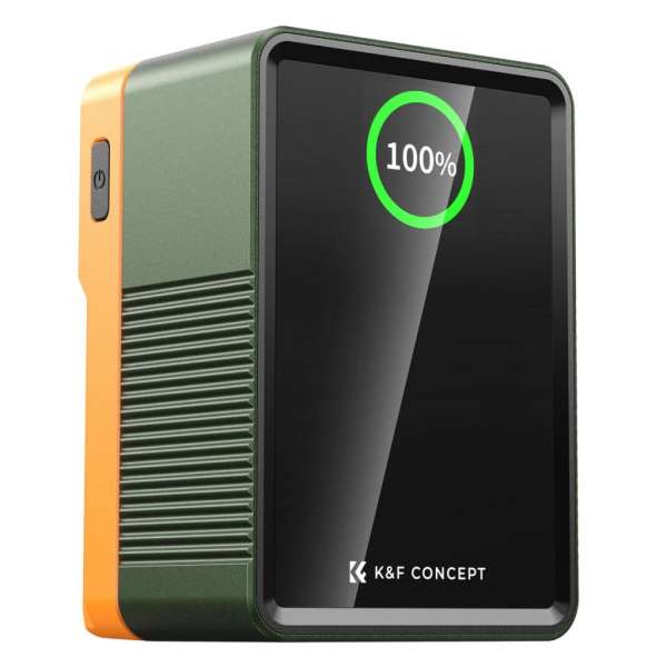 K&F Concept V-Mount Mini Pro 6700mAH Powerbank Green