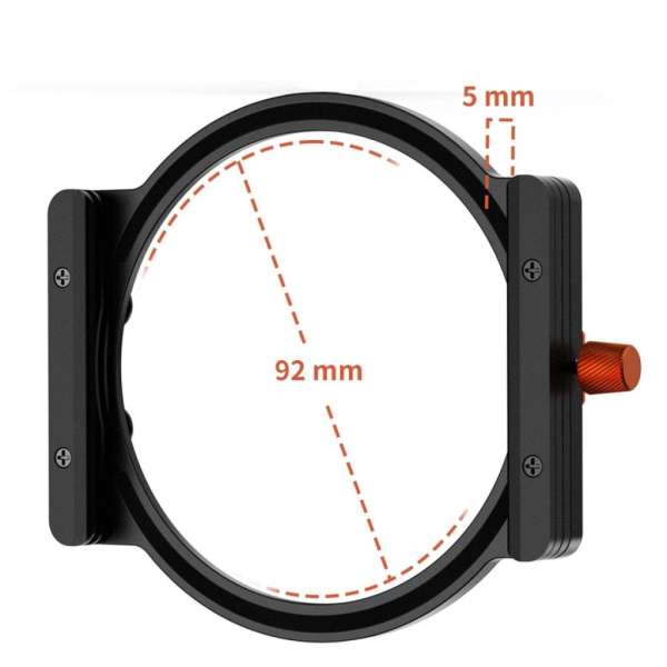 K&F Concept K&F lapszűrőtartó készlet, 100*100 mm-es, négyzet alakú szűrőhöz + 8db szűrő adapter
