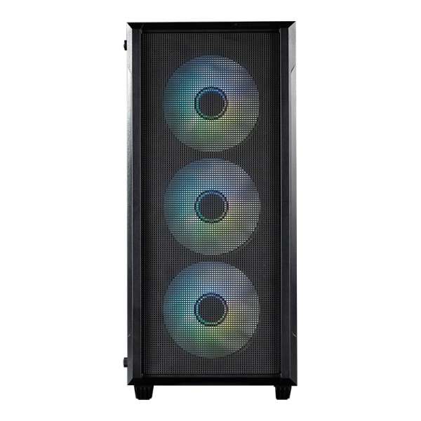 Keep Out XC-200 MESH RGB Tempered Glass Black