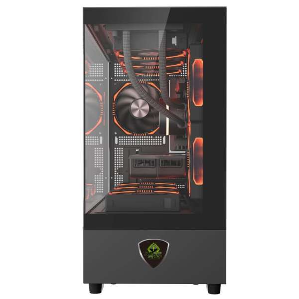 Keep Out XC-301 GLASS RGB Tempered Glass Black