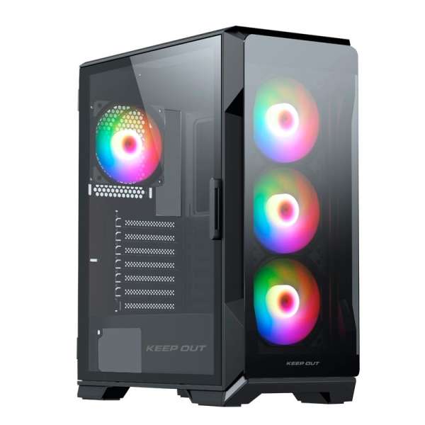 Keep Out XC-901 PRO Tempered Glass Black