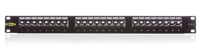 Keline 24-port Patch Panel 1U Black