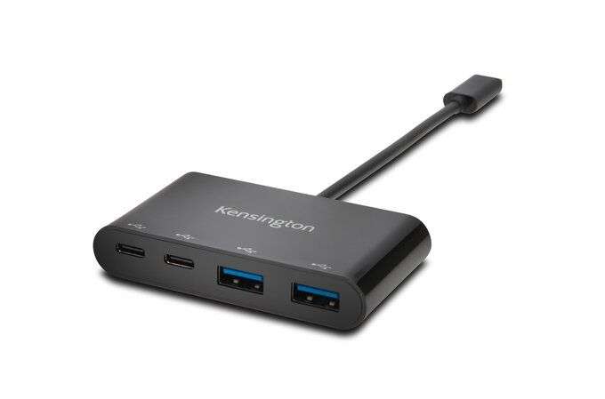 Kensington CH1000 USB-C 4-Port Hub Black