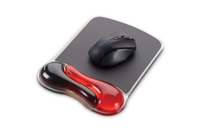 Kensington Duo Gel Wrist Rest Egérpad Black/Red