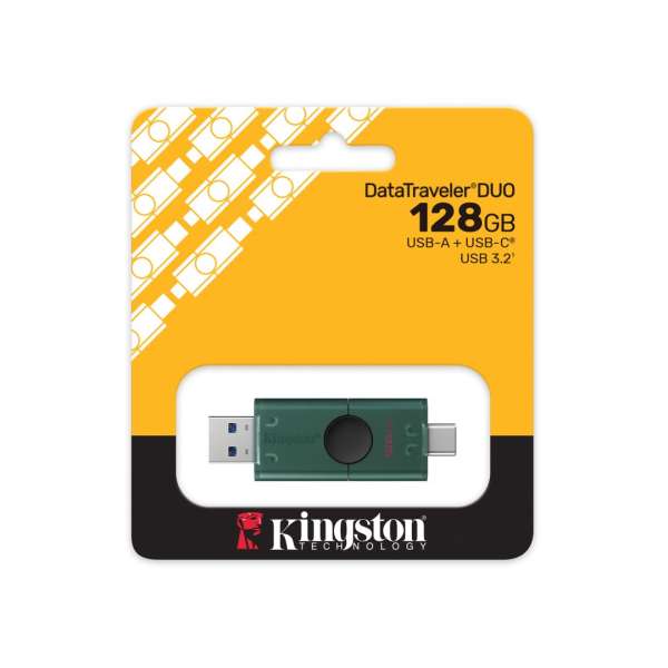 Kingston 128GB DataTraveler Duo Black/Green