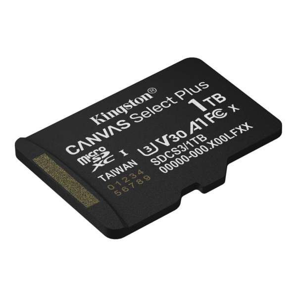 Kingston 1TB microSDXC Canvas Select Plus Gen3 Class 10 UHS-1 A1 V10