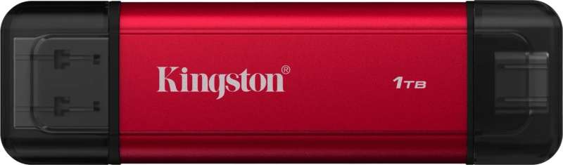 Kingston 1TB USB3.2 Dual Portable SSD Red