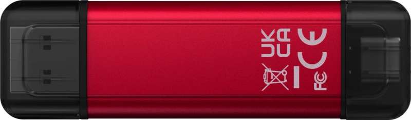 Kingston 1TB USB3.2 Dual Portable SSD Red