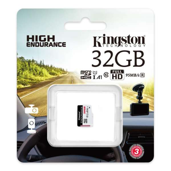 Kingston 256GB microSDXC Endurance Class 10 A1 UHS-I Card adapter nélkül