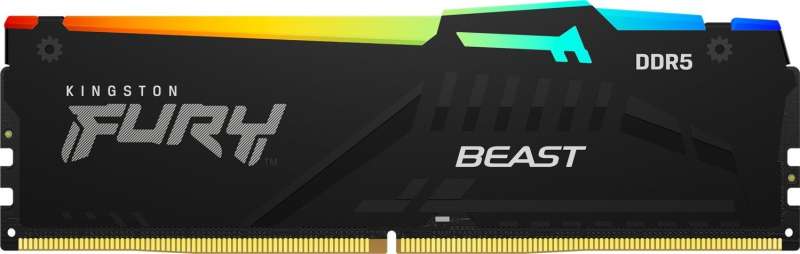 Kingston 32GB DDR5 6400MHz Fury Beast RGB Expo Black