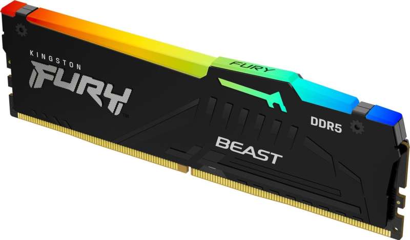 Kingston 32GB DDR5 6400MHz Fury Beast RGB Expo Black