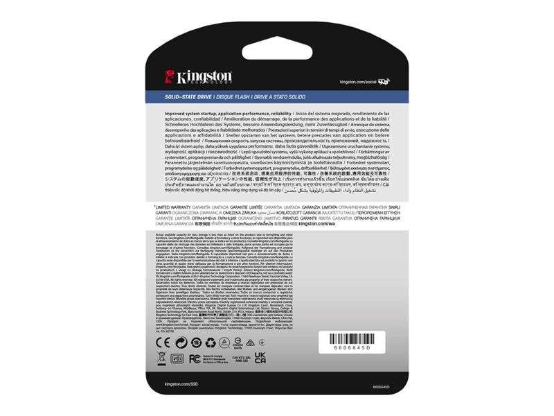 Kingston 480GB 2,5" SATA3 DC600M