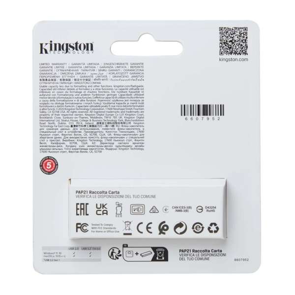 Kingston 64GB DataTraveler Exodia S USB3.2 Black
