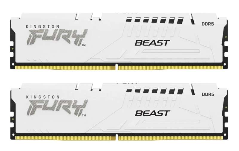 Kingston 64GB DDR5 6400MHz Kit(2x32GB) Fury Beast Expo White