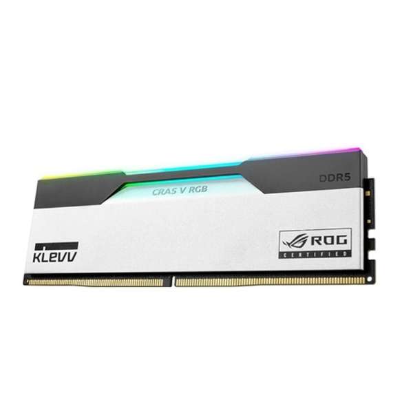 Klevv 32GB DDR5 6200MHz Kit(2x16GB) Cras V RGB ROG White/Grey
