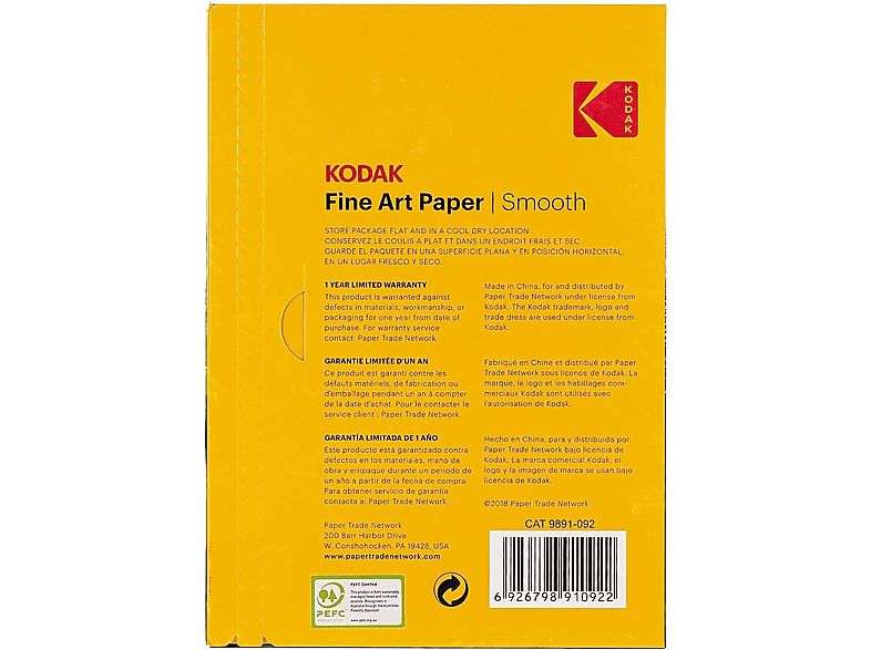 Kodak Fine Art 230g A4 20db Matt Fotópapír