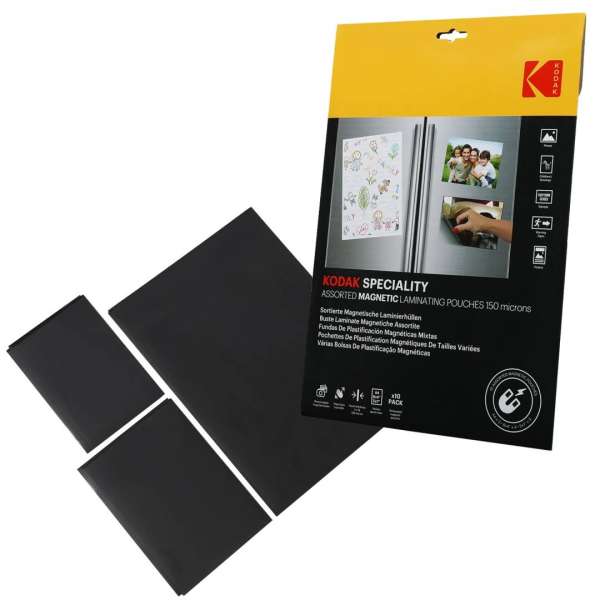 Kodak Mágneses lamináló fólia 10x15 cm 4db +13x18 cm 3db + A4 3db 150 micron