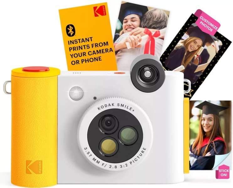 Kodak Smile+ Digital Instant Print Camera White/Yellow