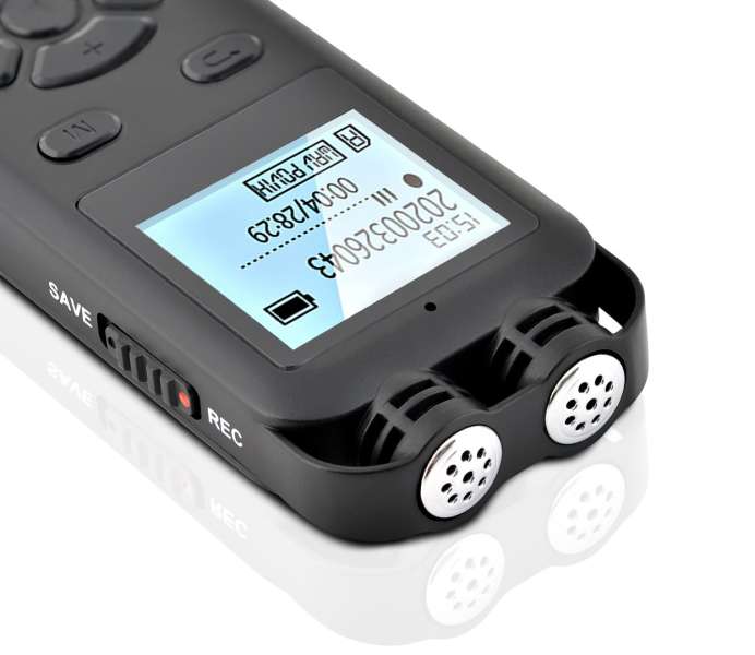 Kodak VRC250 USB Diktafon 8GB Black