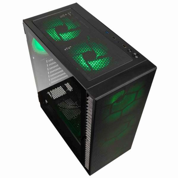 Kolink Observatory HF Mesh Glass ARGB Tempered Glass Black