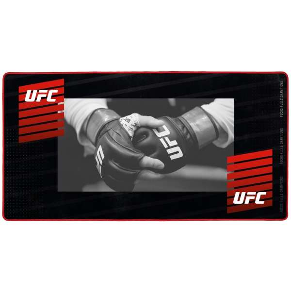 KONIX UFC Egérpad Black/Red