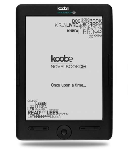 Koobe NovelBook HD Shine 6" E-book olvasó 8GB Black + Bekool E-book olvasó tok 6" Black