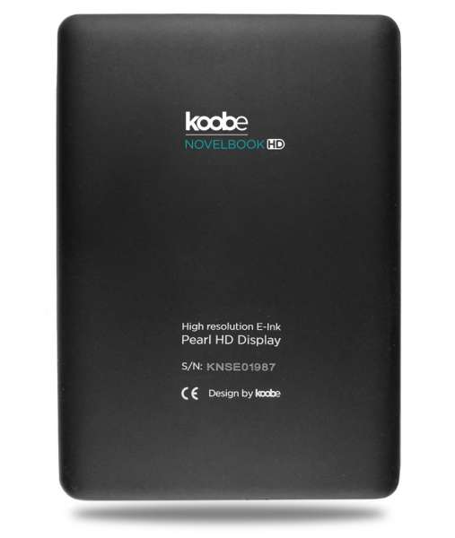 Koobe NovelBook HD Shine 6" E-book olvasó 8GB Black + Bekool E-book olvasó tok 6" Black