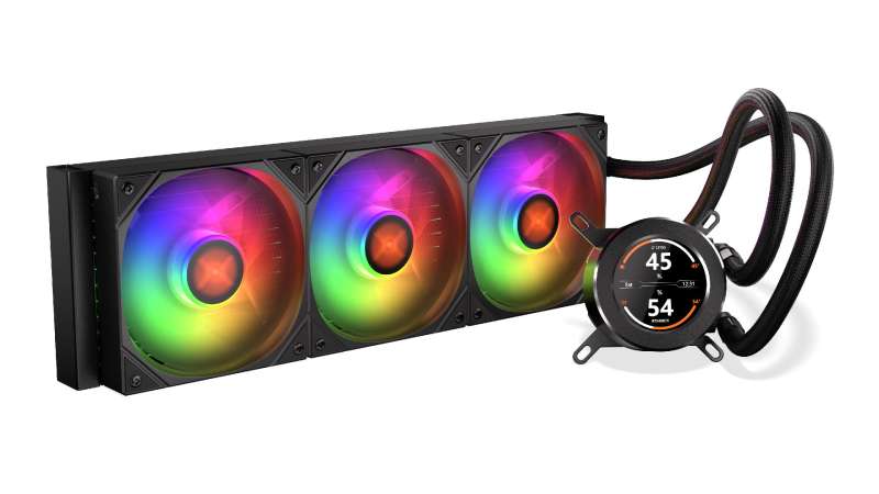 KRUX HydroGlance 360 ARGB LCD Black