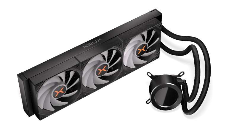 KRUX HydroGlance 360 ARGB LCD Black
