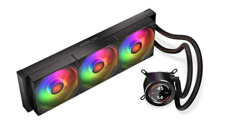 KRUX HydroGlance 360 ARGB LCD Black