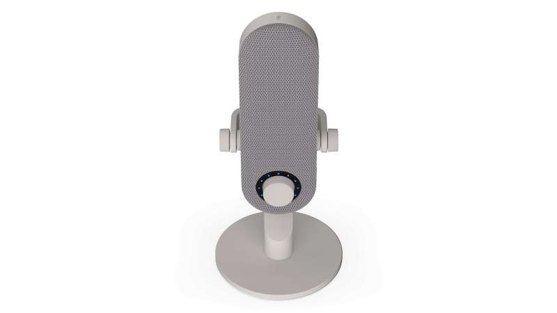 KRUX Pin Microphone White