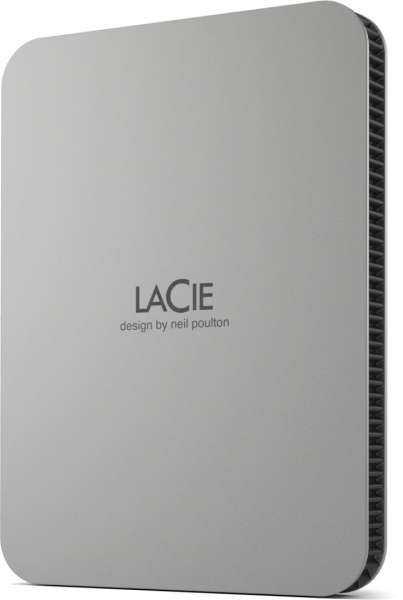 LaCie 1TB 2,5" USB3.1 Type-C Moon Silver