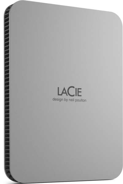 LaCie 1TB 2,5" USB3.1 Type-C Moon Silver