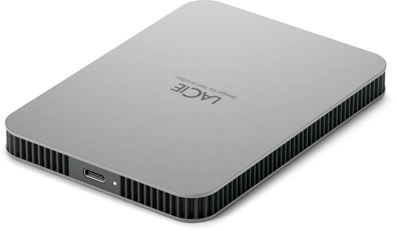 LaCie 1TB 2,5" USB3.1 Type-C Moon Silver