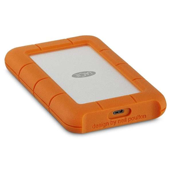 LaCie 5TB 2,5" USB3.1 Rugged USB-C Silver/Orange