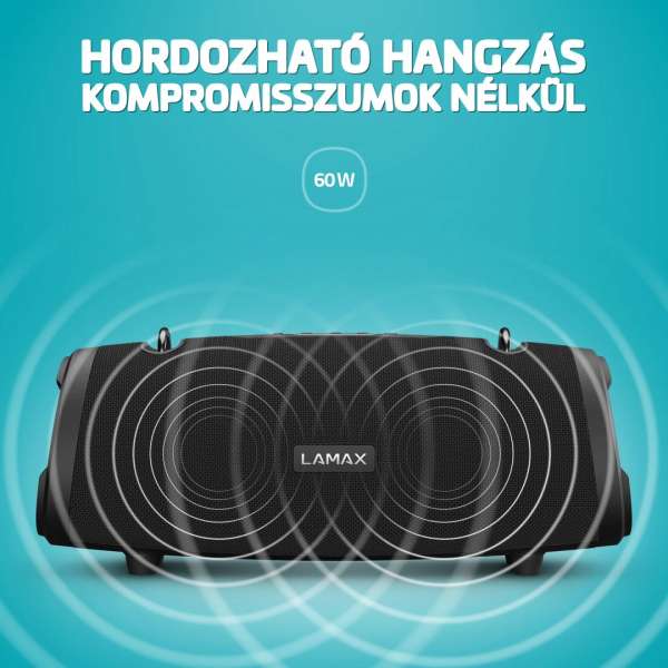 Lamax Eclipse1 Bluetooth Speaker Black