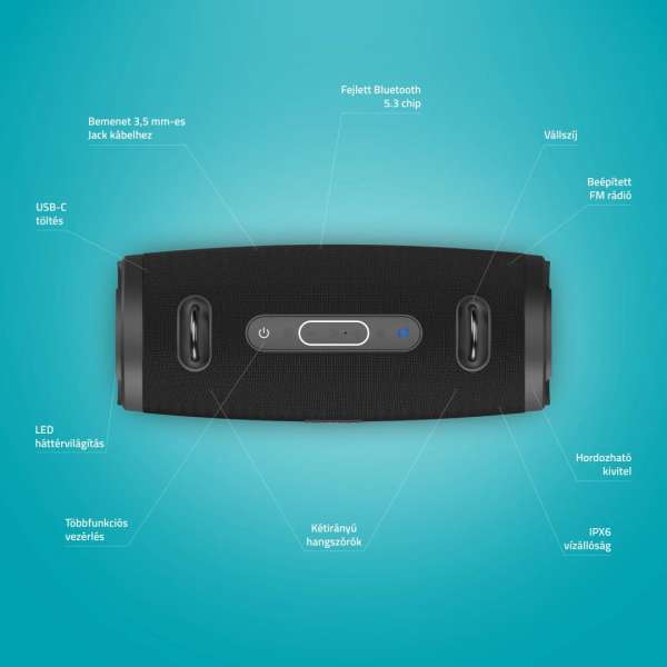 Lamax Eclipse1 Bluetooth Speaker Black