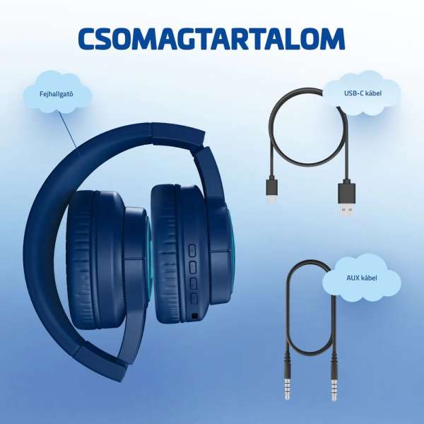 Lamax GlowKid1 Bluetooth Headset Blue