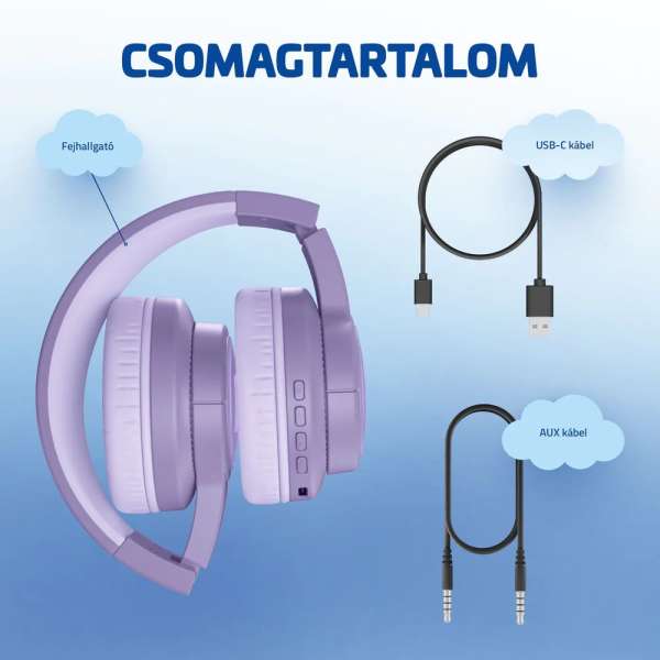 Lamax GlowKid1 Bluetooth Headset Pink