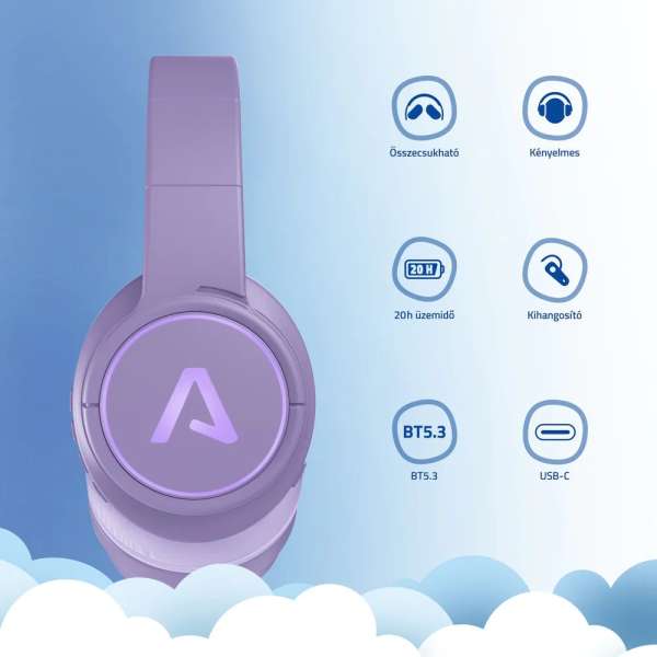 Lamax GlowKid1 Bluetooth Headset Pink