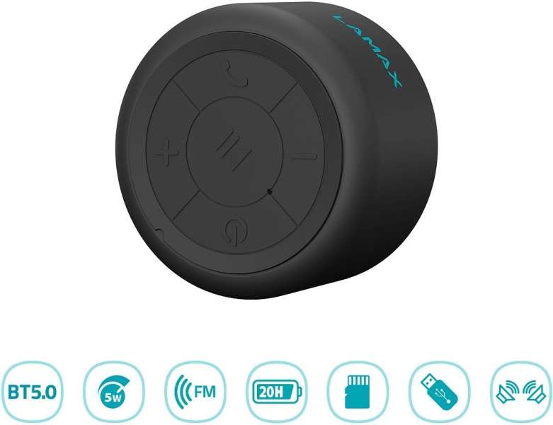 Lamax Sphere2 Bluetooth Speaker Black